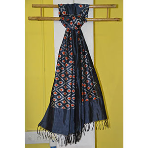 Handwoven Silk Ikat Stole