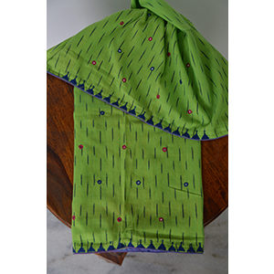 Hand embroidered Ikat Blouse pieces