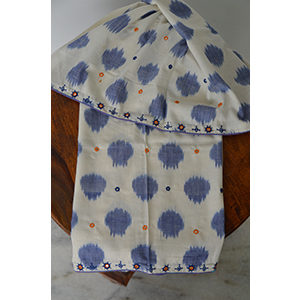 Hand embroidered Ikat Blouse pieces