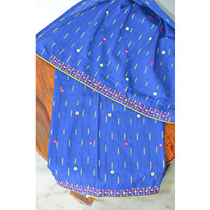 Hand embroidered Ikat Blouse pieces