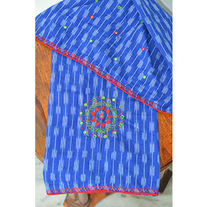 Hand embroidered Ikat Blouse pieces