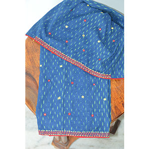 Hand embroidered Ikat Blouse pieces