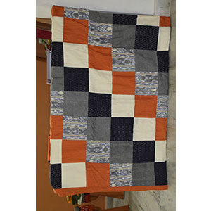 Handloom Hand-stitched Quilt