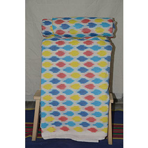 Handwoven warp Ikat Cotton Fabric