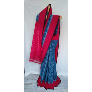 Cotton Ikat Saree