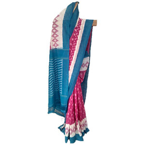 Ikat cotton Saree