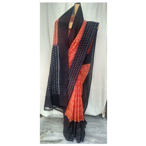 Ikat cotton Saree