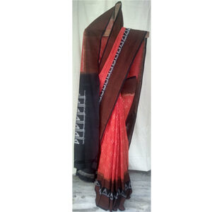 Ikat cotton Saree