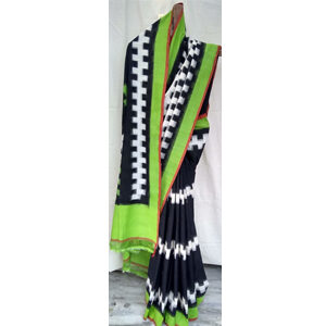 Double Ikat cotton Saree