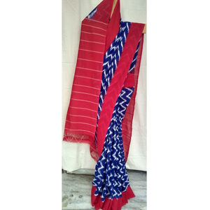 Double Ikat cotton Saree