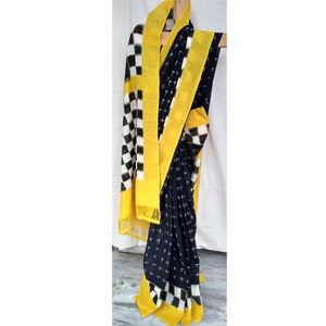 Double Ikat cotton Saree