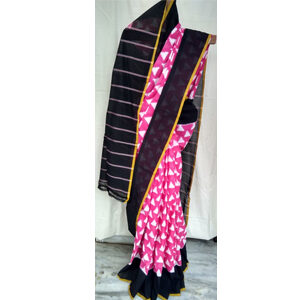 Double Ikat cotton Saree