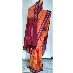 Ikat cotton Saree