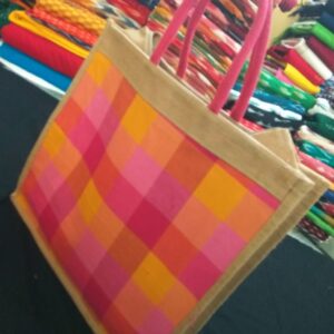 Ikat Jute Bag