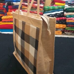 Ikat Jute Bag