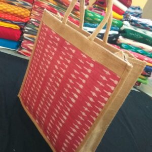Ikat Jute Bag