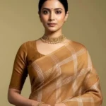 Mustard Brown Bobbili Natural Dye Saree